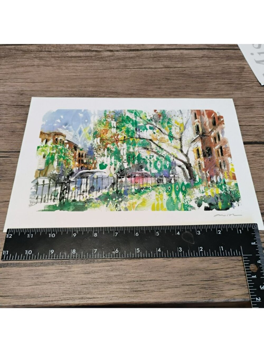 Misha Lenn "Commonwealth In Bloom" Seriolithograph Print with COA Signed 2002 - Picture 7 of 9
